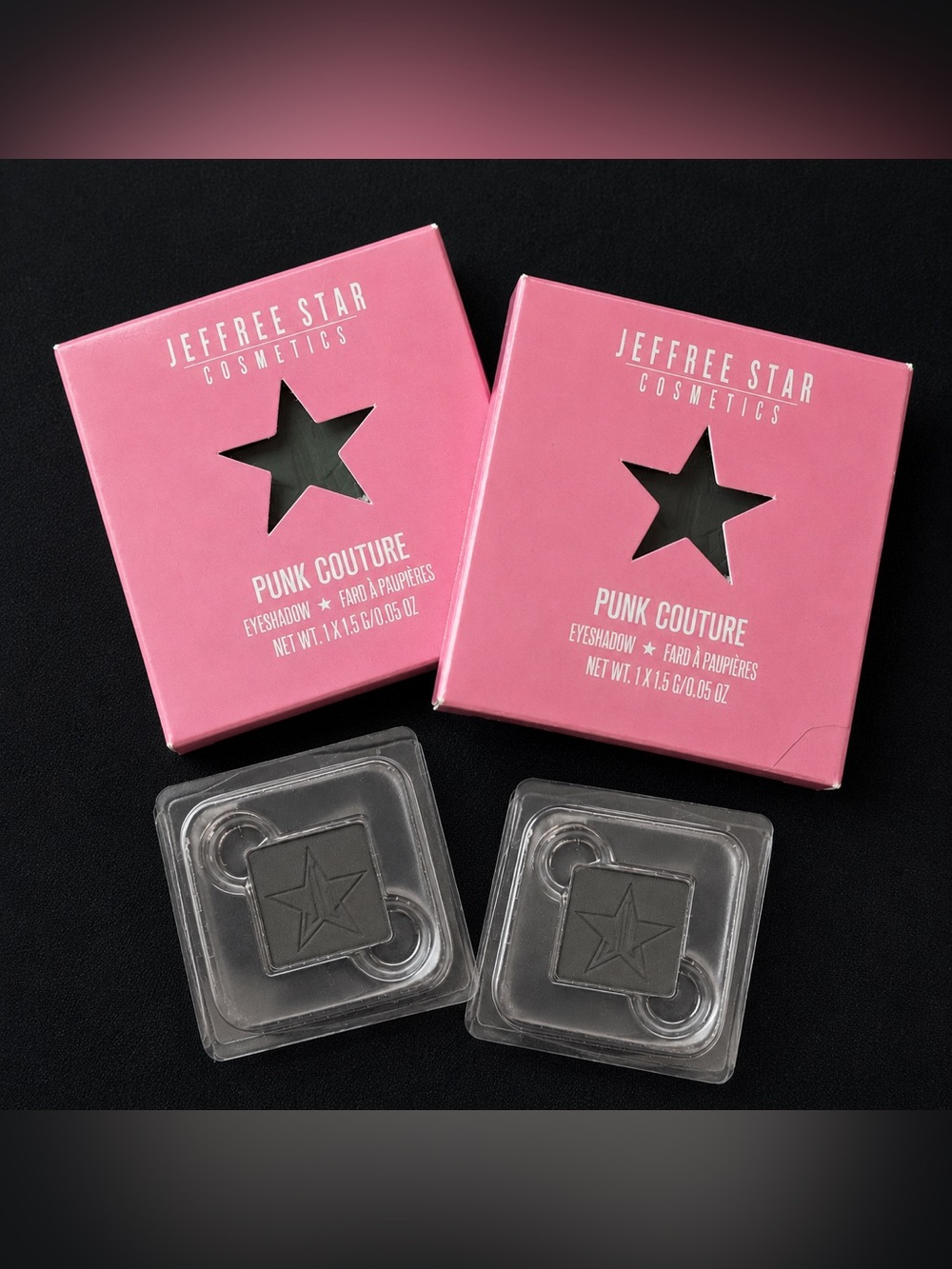 Jeffree Star Cosmetics Punk Couture Eyeshadow Singles BNIB Set of 2 Sealed